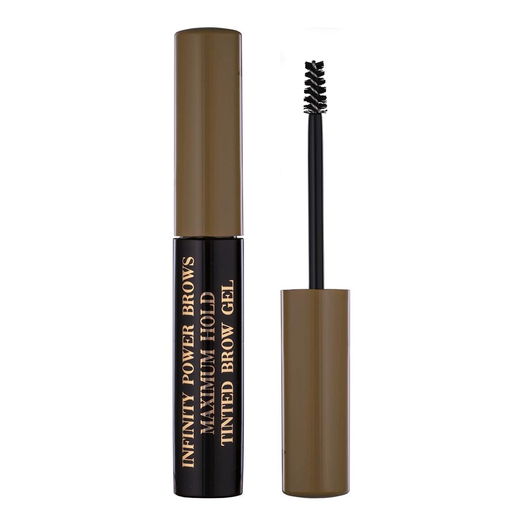 LH Cosmetics Infinity Power Brows - Maximum Hold Tinted Brow Gel, Taupe