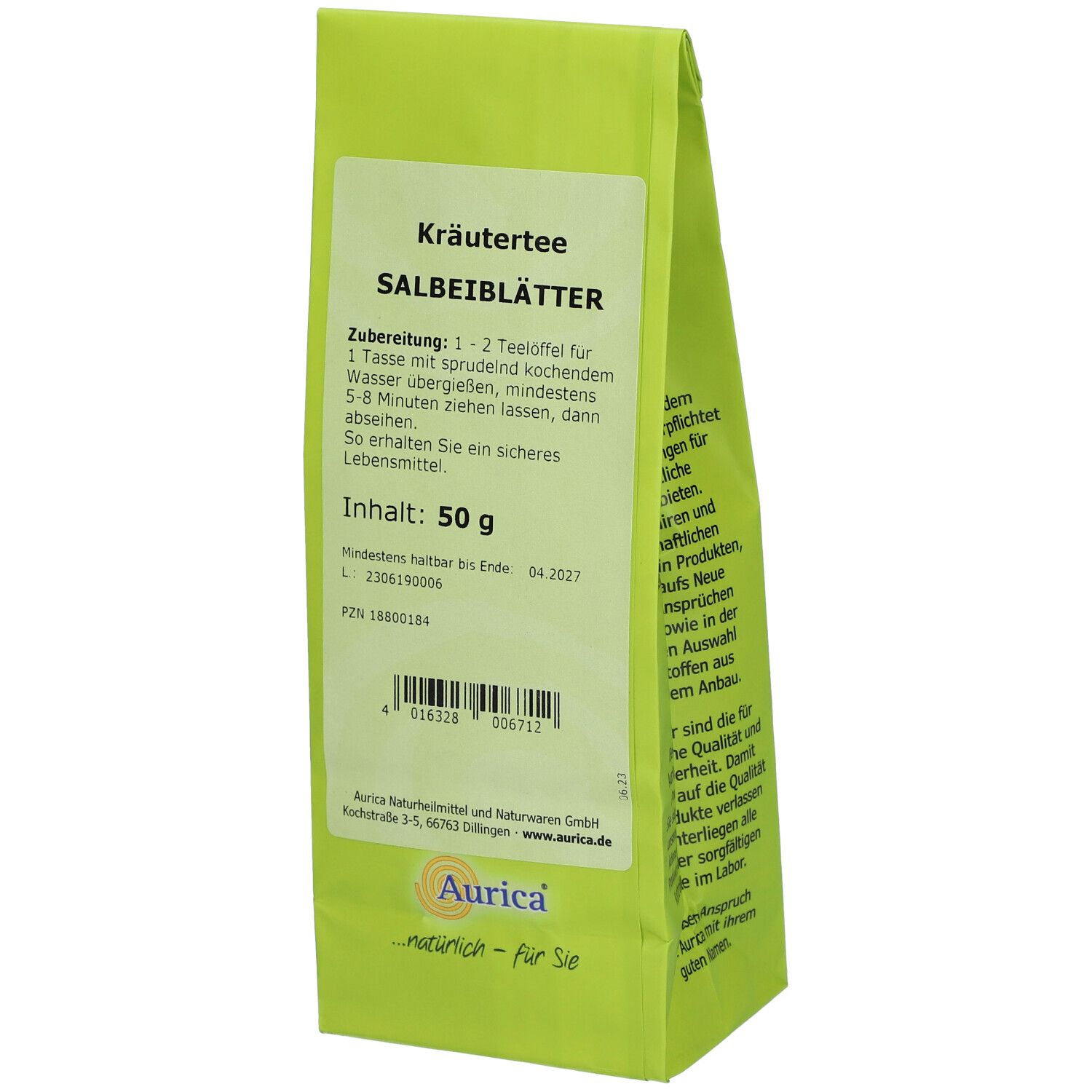 Aurica® sage leaf tea