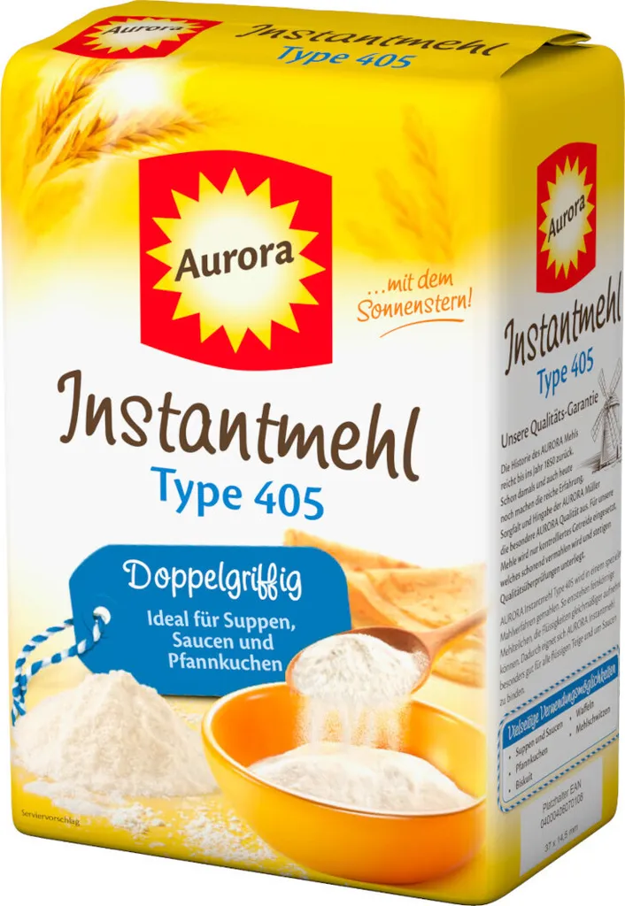 Aurora Instant Flour Double-Strength Wheat Flour Type 405 Pack 1000g