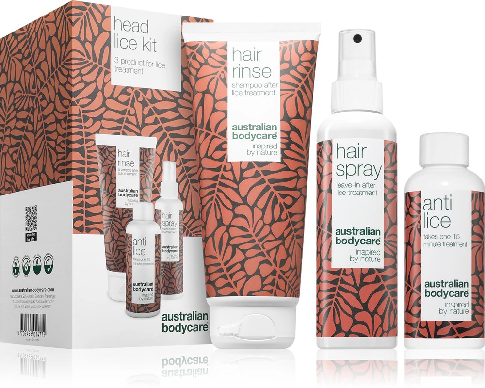 Australian Bodycare Head Lice Kit Set against lice