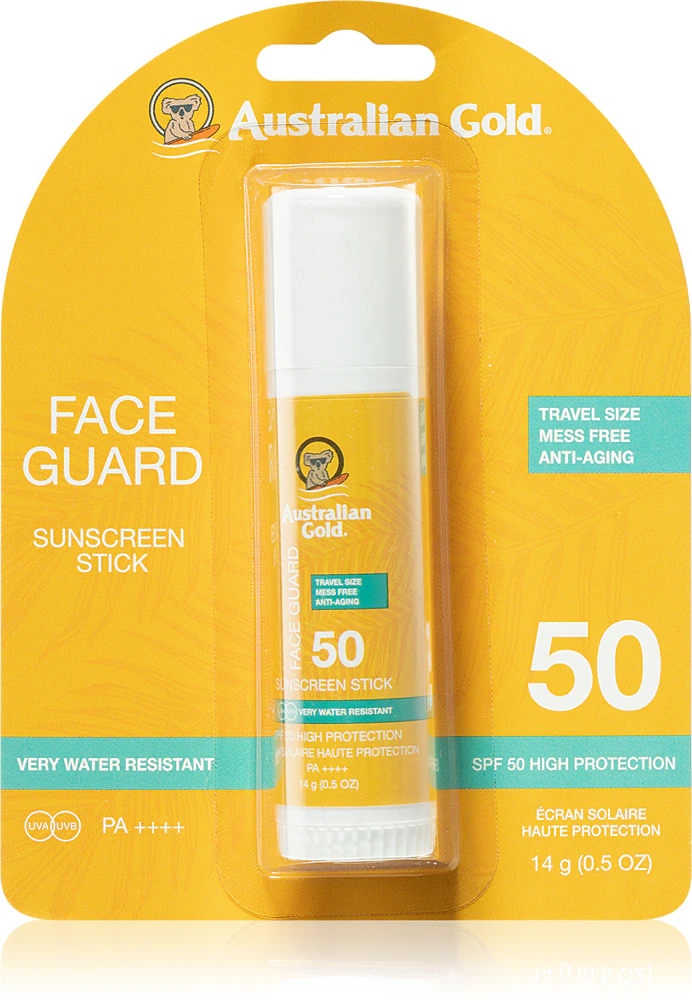 Australian Gold Face Guard local care for sun protection in the form of a stick