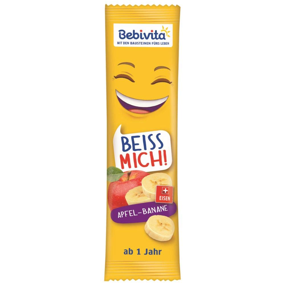Bebivita Früchte-Riegel BEISS MICH! Apfel-Banane, 25 g