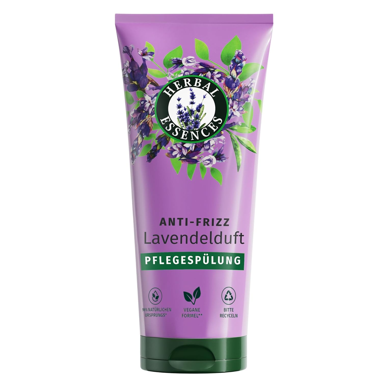 Herbal Essences Gentle Cleansing Conditioner with Lavender Fragrance 250 ml From Frizz, Brittle Hair to Gentle Hair without Frizz, with Ingredients of Natural Origin, Vegan