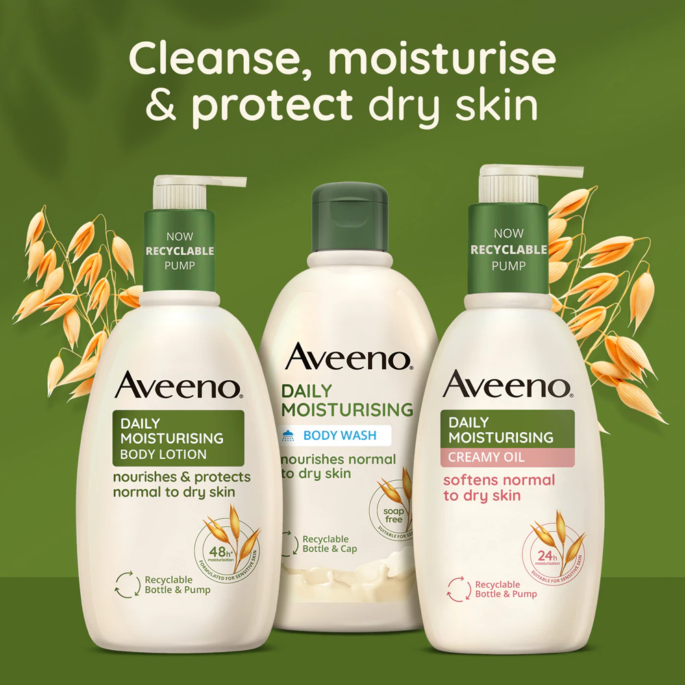 Aveeno Daily Moisturizing Softens Dry Skin gentle body milk