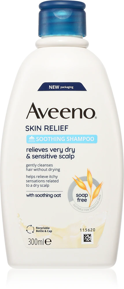 Aveeno Skin Relief soothing shampoo for dry and sensitive scalps