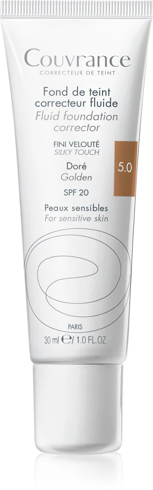 Avène Couvrance Fluid Foundation Corrector liquid covering makeup SPF 20
