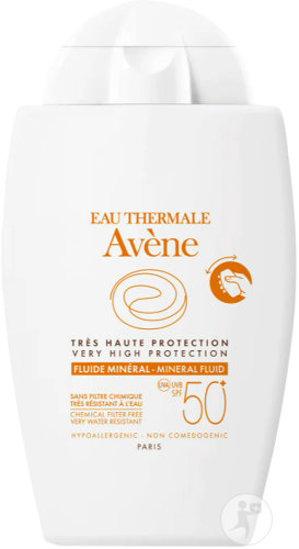 Avène Mineral Sun Fluid SPF 50+ bottle 40ml