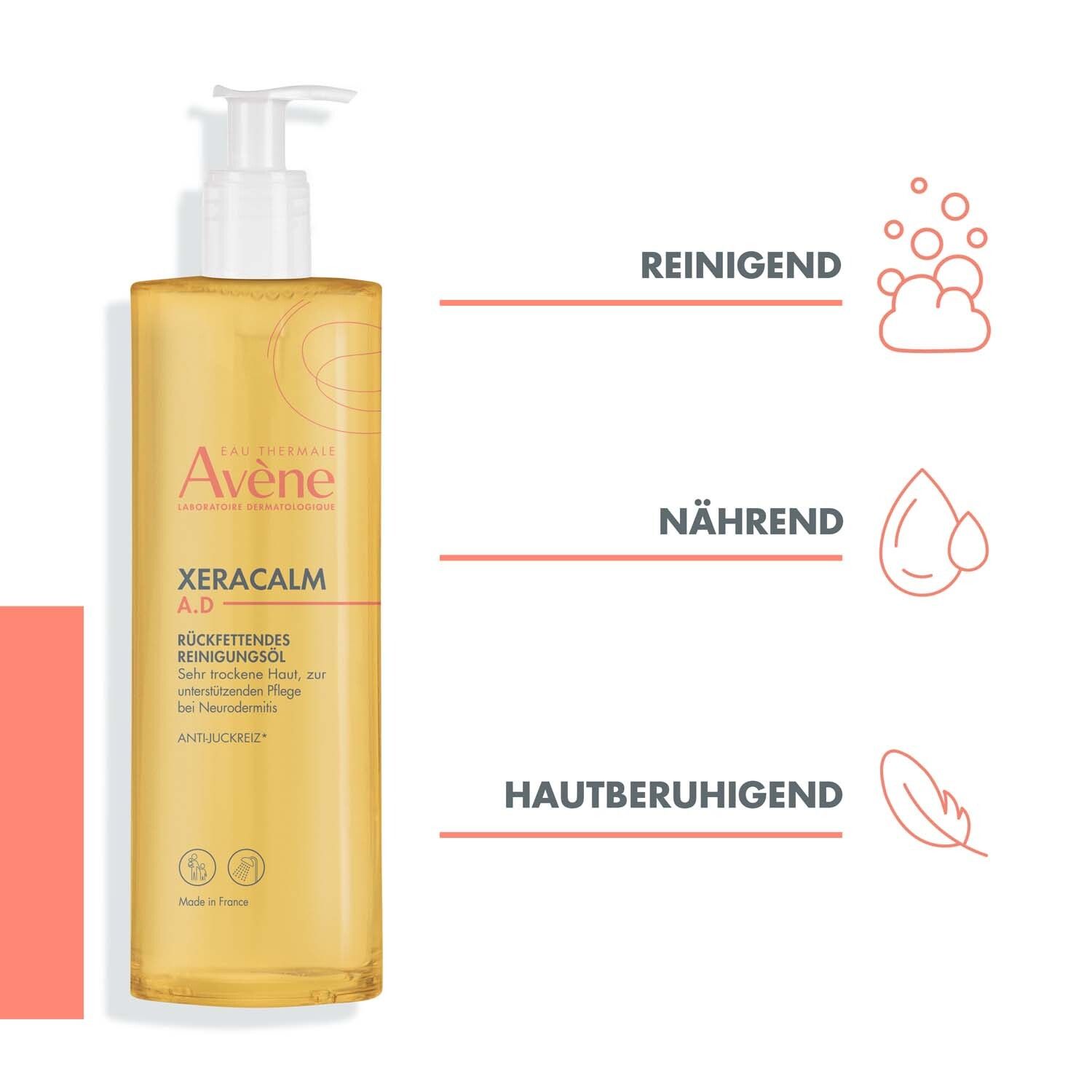 Avène XeraCalm A.D cleansing oil - against itching and for the care of neurodermatitis