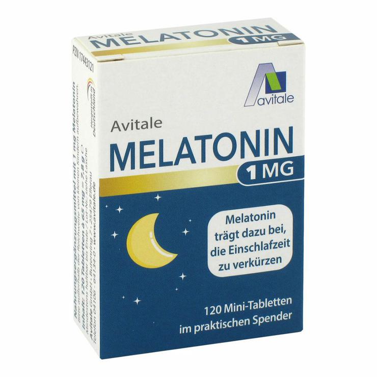Avitale MELATONIN 1 mg mini tablets in dispenser