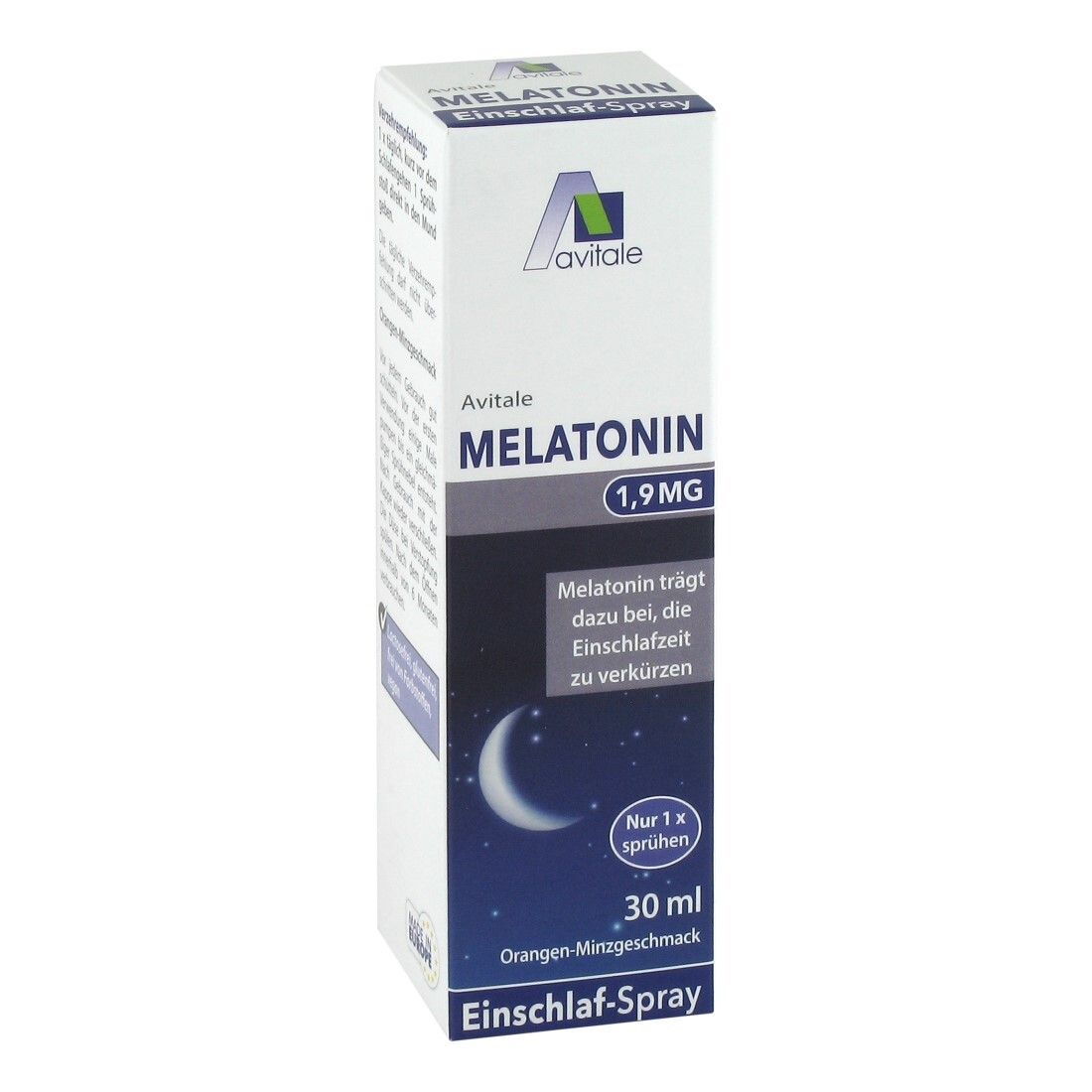 Avital melatonin 1.9 mg asleep spray