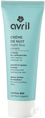 Avril Night Cream for Dry and Sensitive Skin 50ml