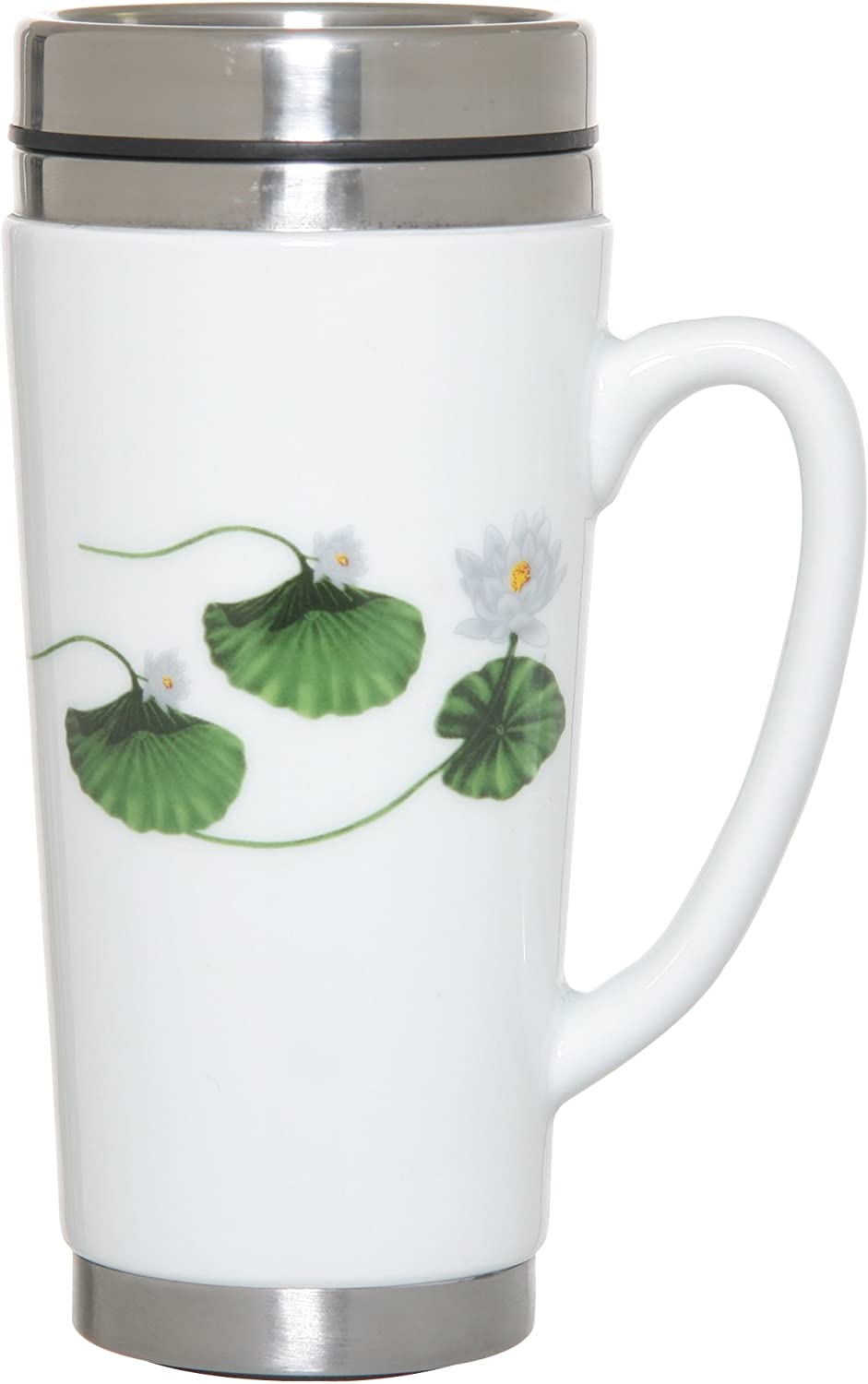 Axentia 213061 Water Lily Travel Mug 450 ml