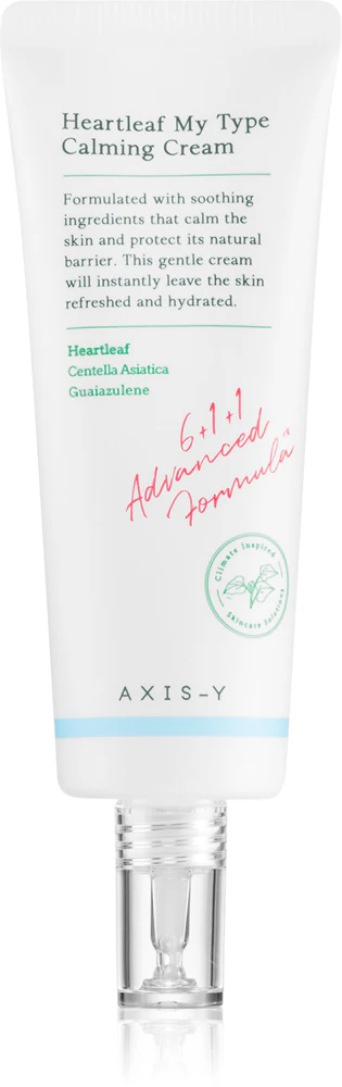 AXIS-Y 6+1+1 Advanced Formula Heartleaf My Type Calming Cream Light gel cream to soothe and strengthen sensitive skin