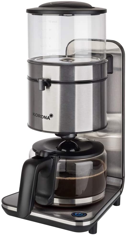 Korona 10295 Coffee Machine Stainless Steel Brewing Process