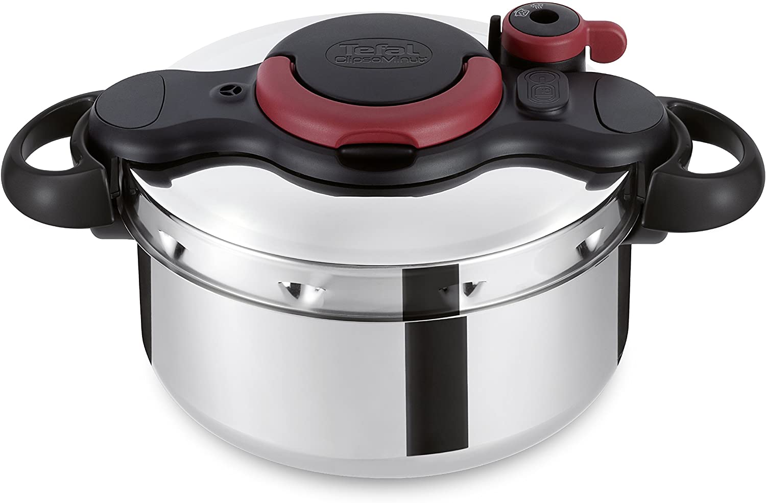 Tefal Clipso Minut Easy 22 cm Stainless Steel Pressure Cooker, Multi-Colour