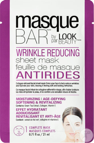 BAR. Anti-wrinkle tissue mask effect moisturizing revitalizing and anti-aging 1 bag