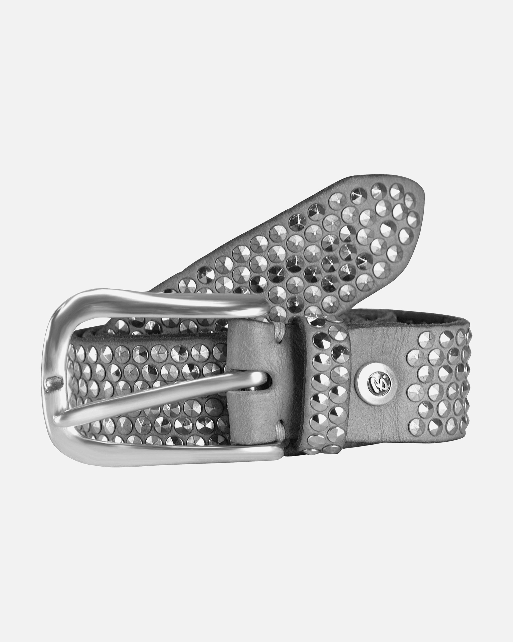 b.belt belt studded leather belt 95 cm