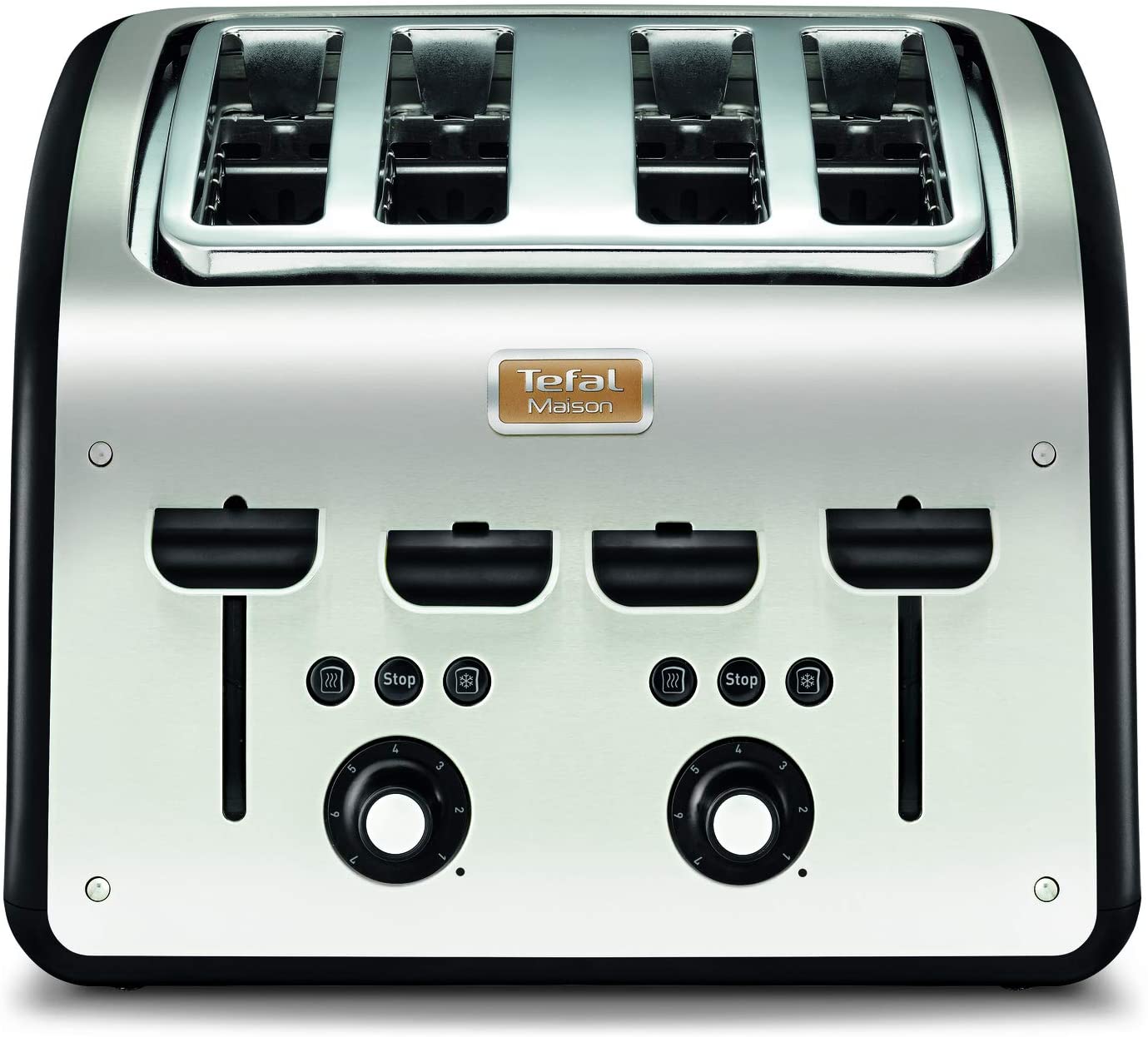 Tefal TT770811 Toaster Stainless Steel 4 Slots