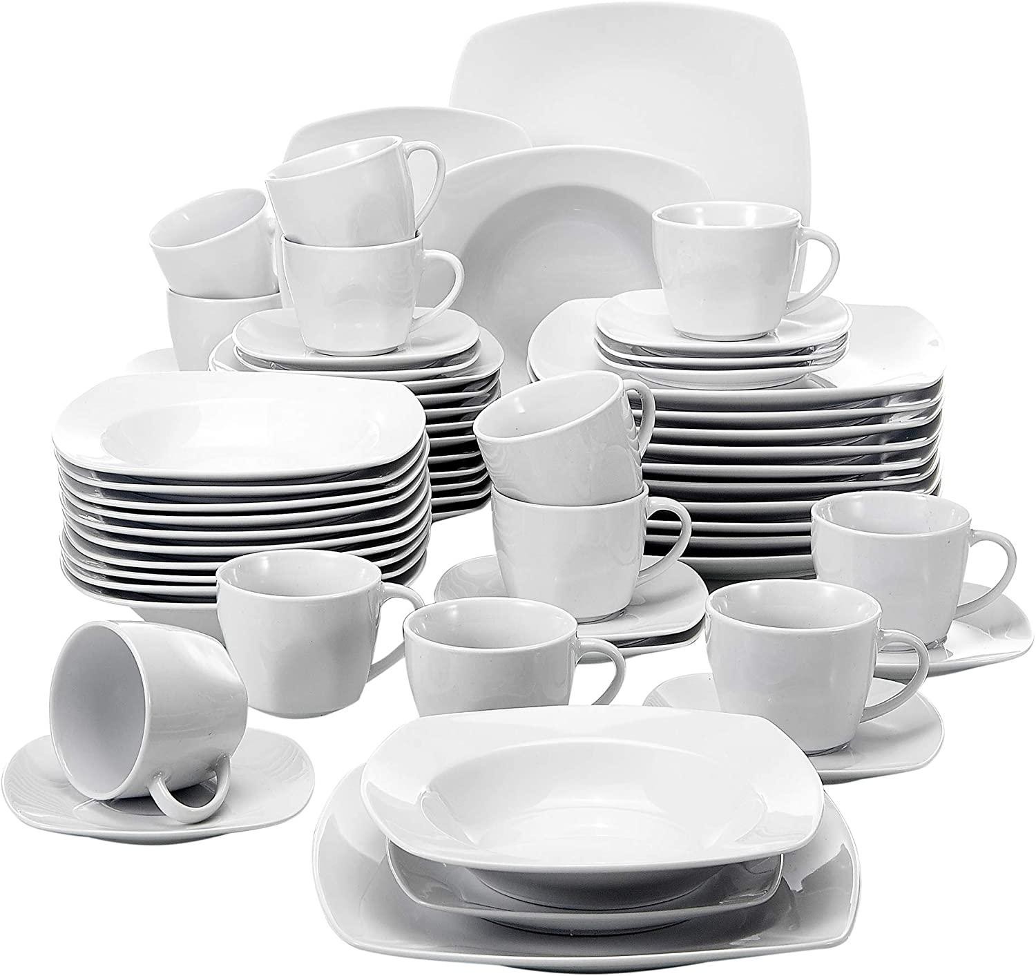 Malacasa, Julia Series, Dinner Set for 6/12 People