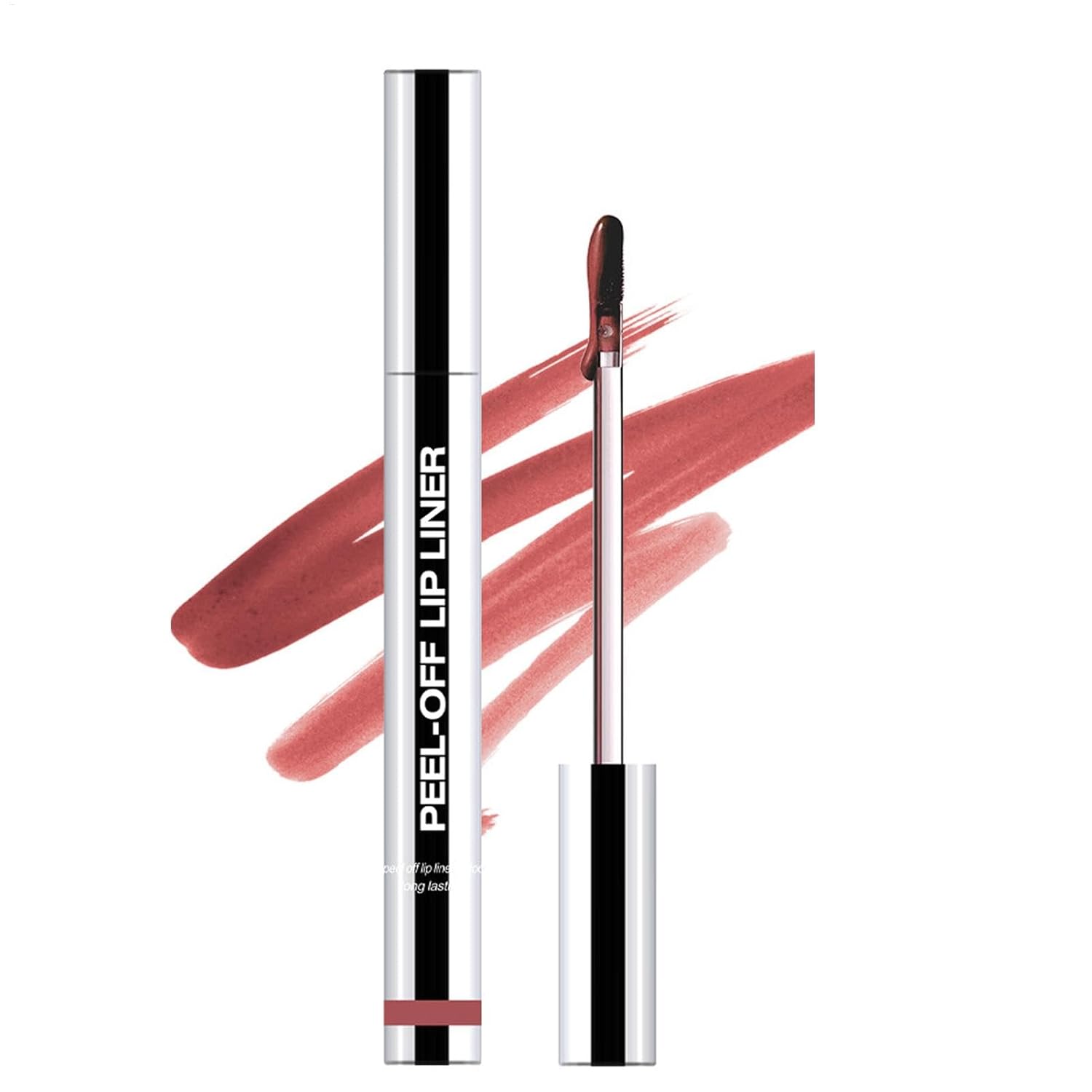 Peel Off Lip Liner Lip Tint - Matte finish tattoo lip liner, long lasting, highly pigmented, smooth and smudgy formula Peel off the lip stones for women