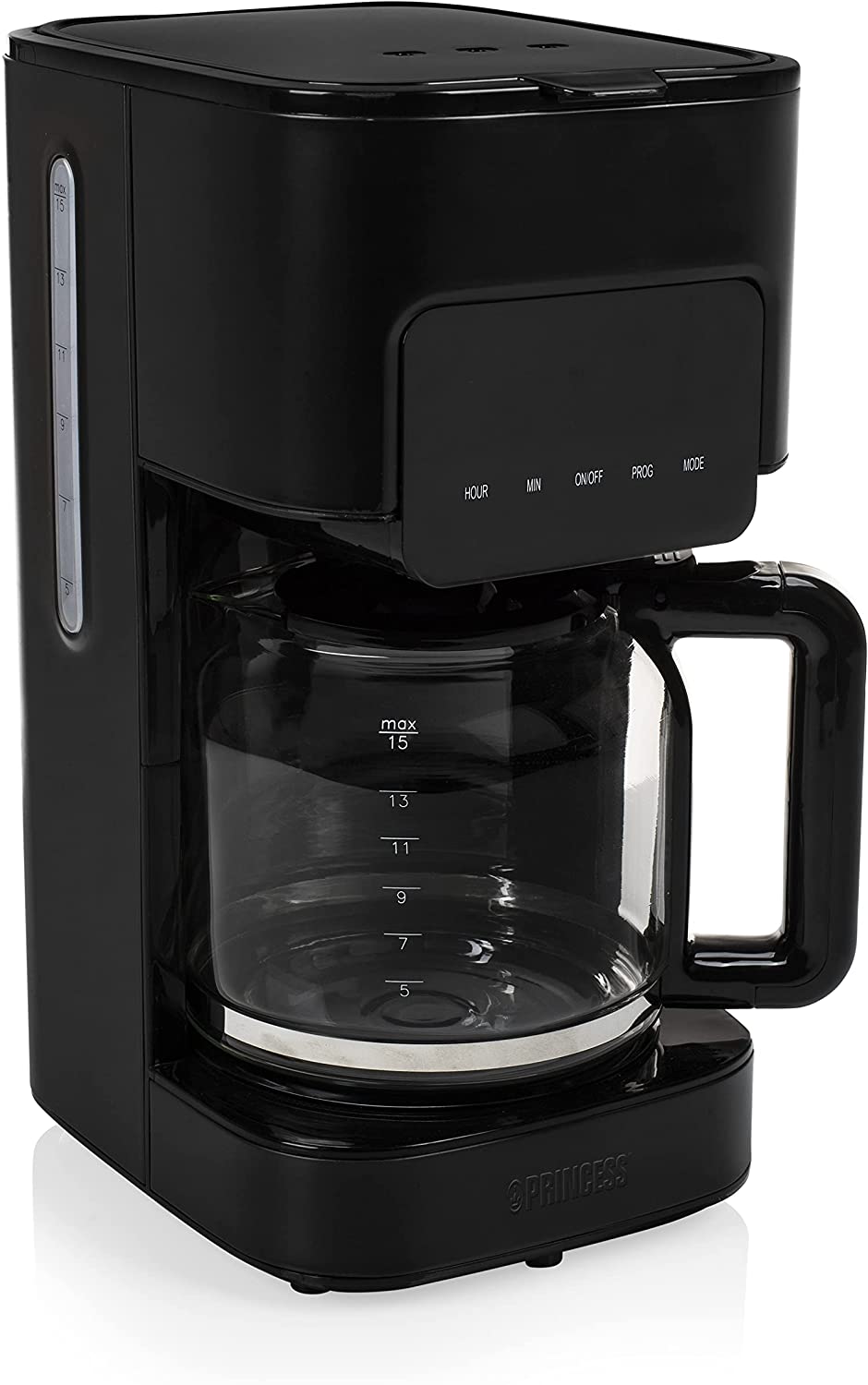 Princess Black Steel Coffee Machine, Coffee Machine, Black