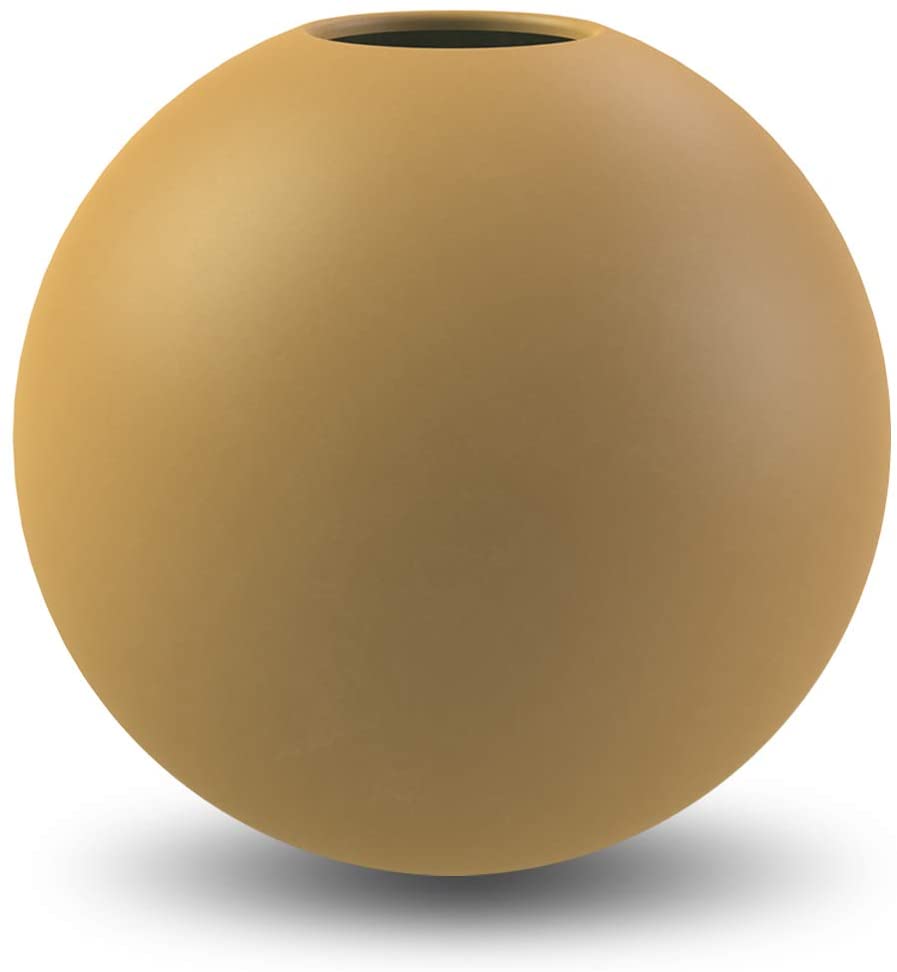 Cooee Design Ball Vase 10 Cm Ochre