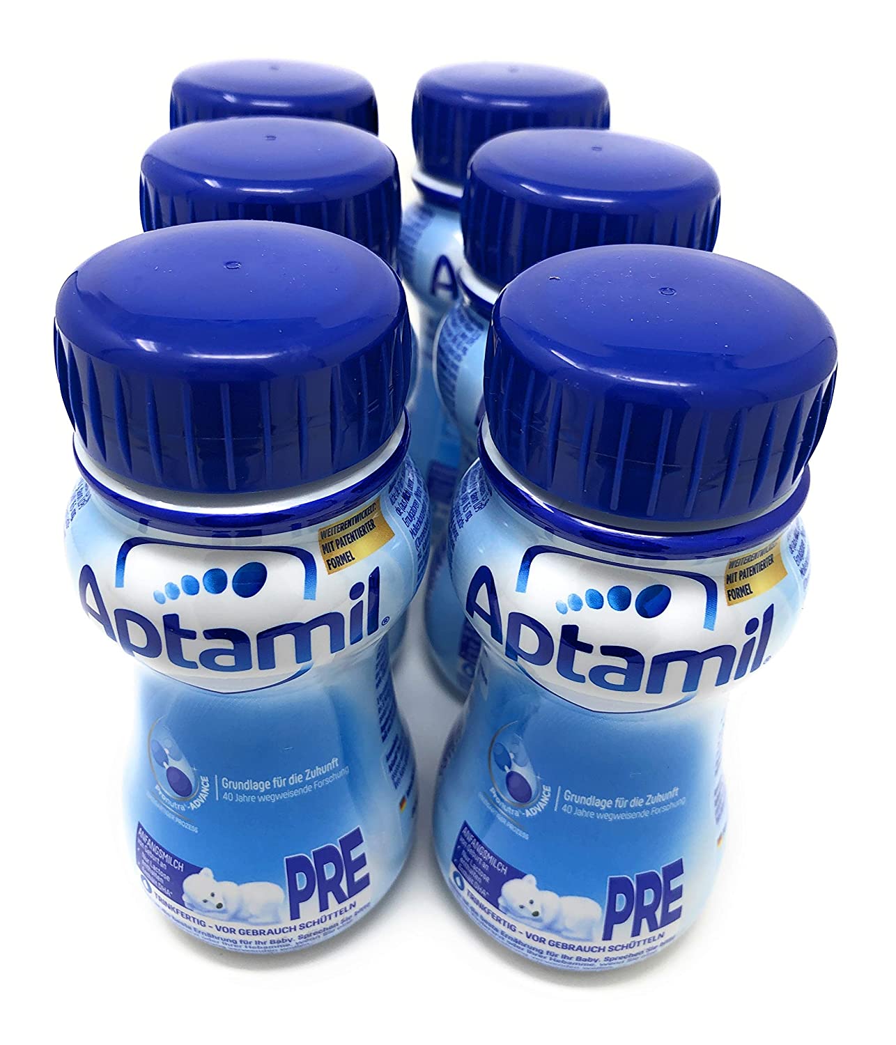 Aptamil Pre Anfangsmilch trinkfertig, 6er Pack (6 x 200 ml)