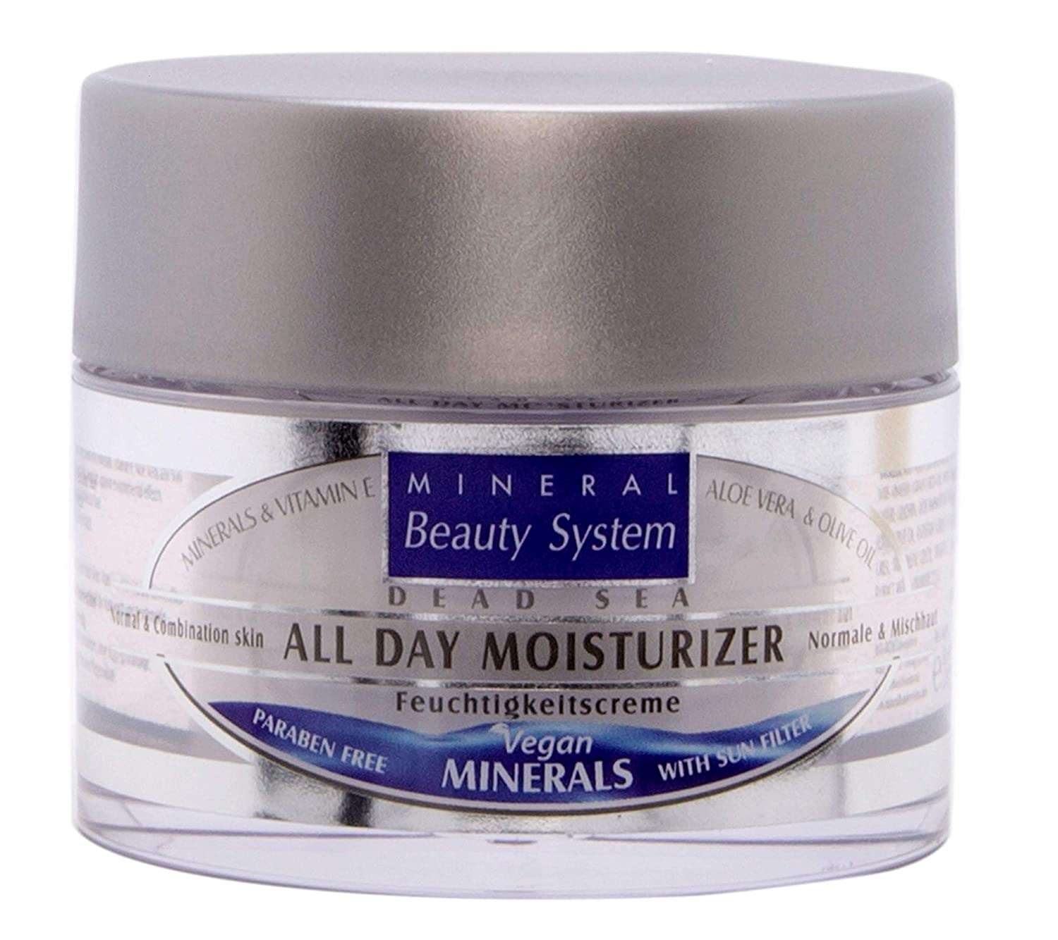 Dead Sea Mineral Days Moisturising Cream 50 ml - 100% Original by Mineral Beauty System - Israel, ‎white