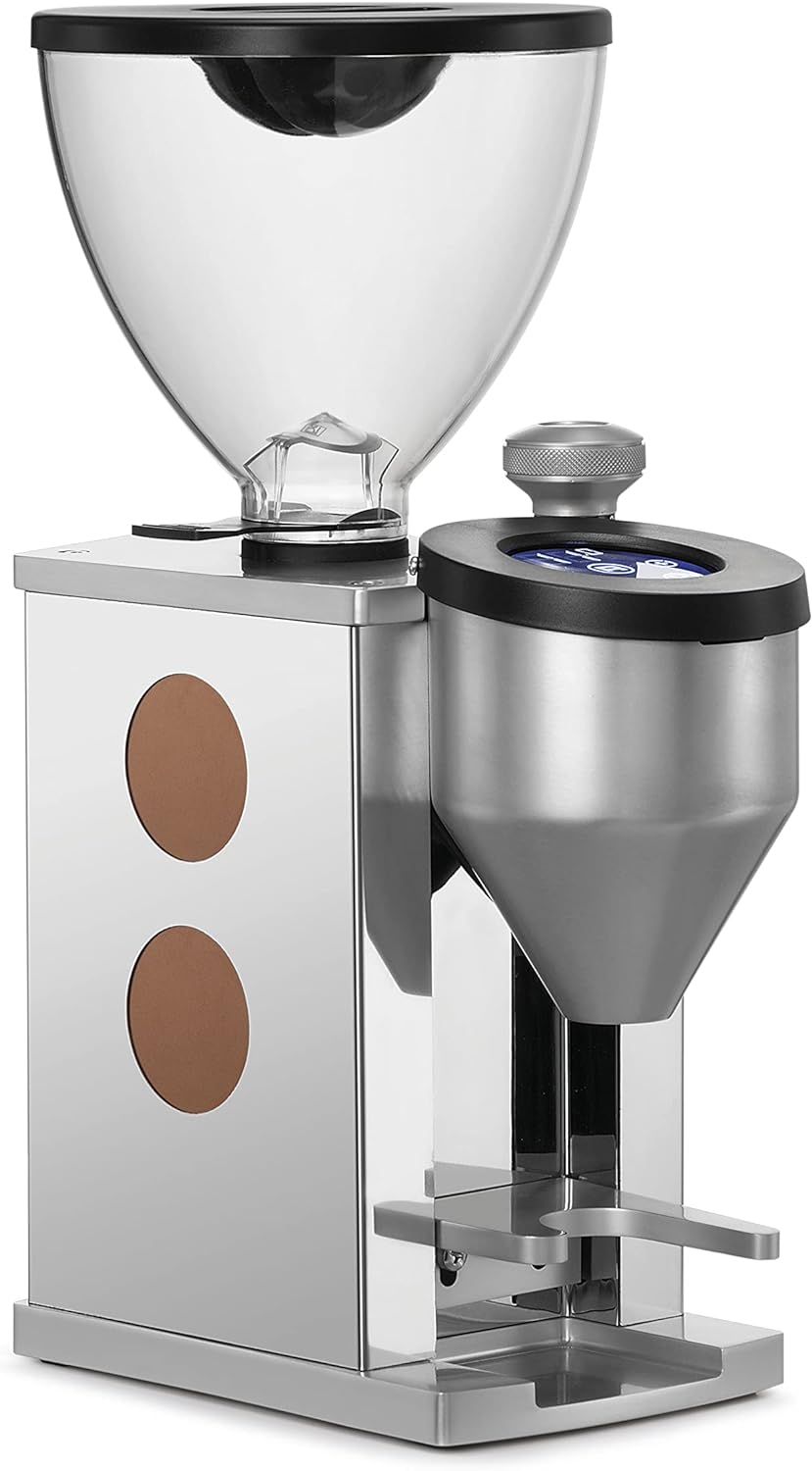 Rocket Faustino Coffee Grinder Chrome/Copper Compact Coffee Grinder With Elegant But Simple Design and High Quality