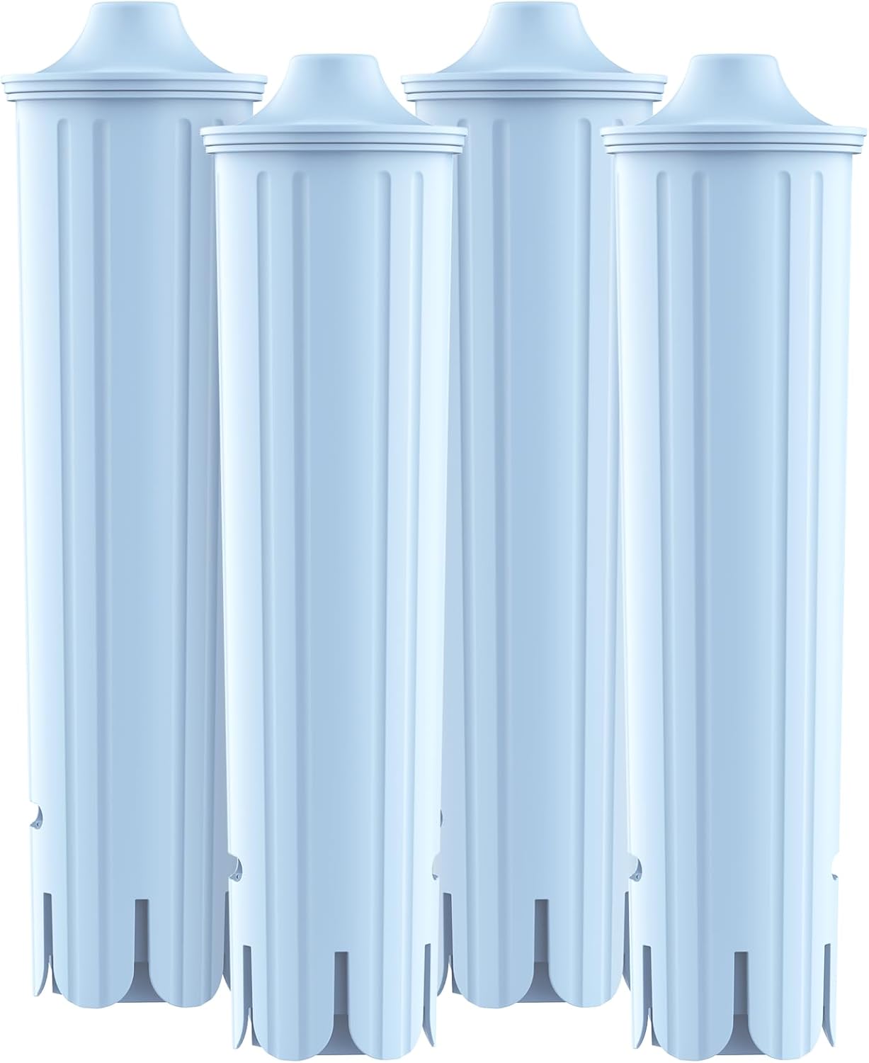 GLACIER FRESH Water Filter Compatible with Jura® Blue, Jura® 71312 Blue, Compatible with Smart E8/J8/E6/ENA4/Z6/EAN8/J6/S9, Pack of 4 Coffee Machine Filters 4P