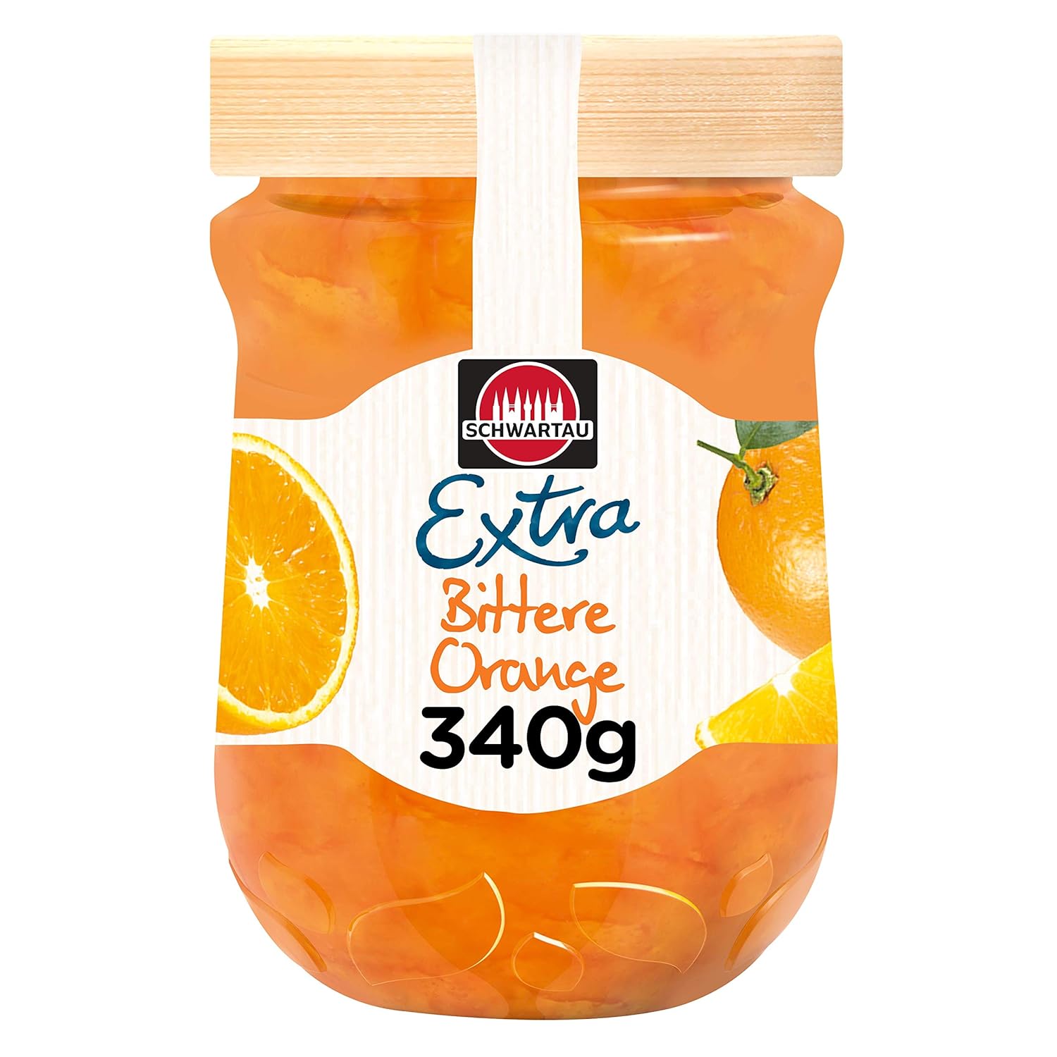 Schwartau Extra Bitter Orange Jam, Pack of 8 (8 x 340 g)
