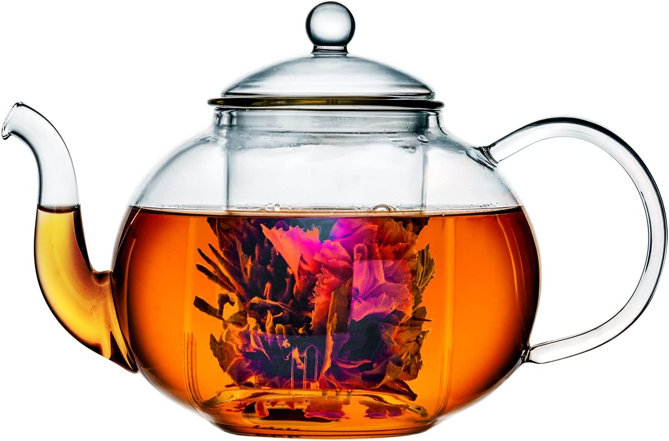 Verona Single-Walled Glass Teapot 1.5 Lites with filter