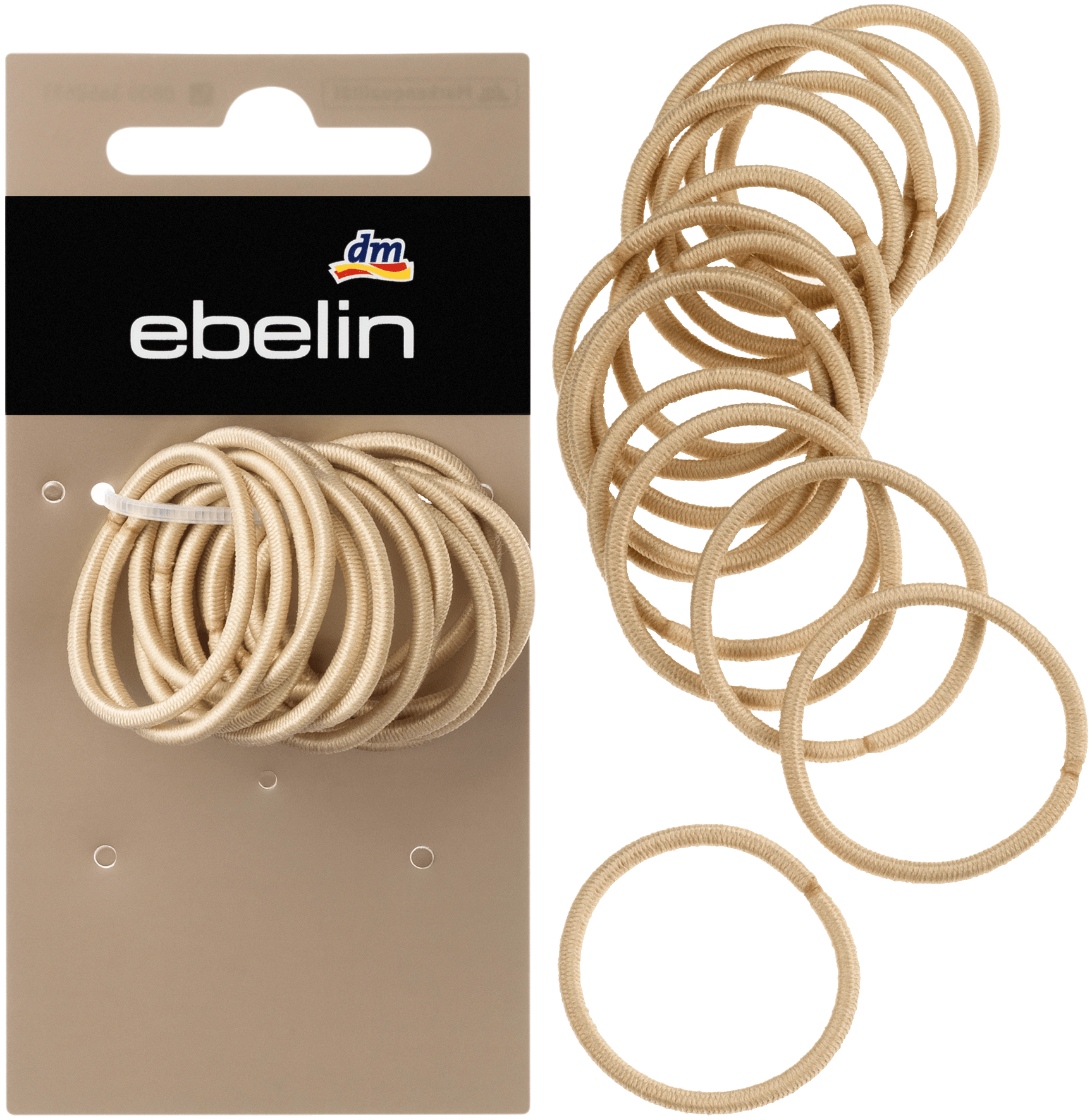 Hair Bands Small/Thin-Blonde, 15 St