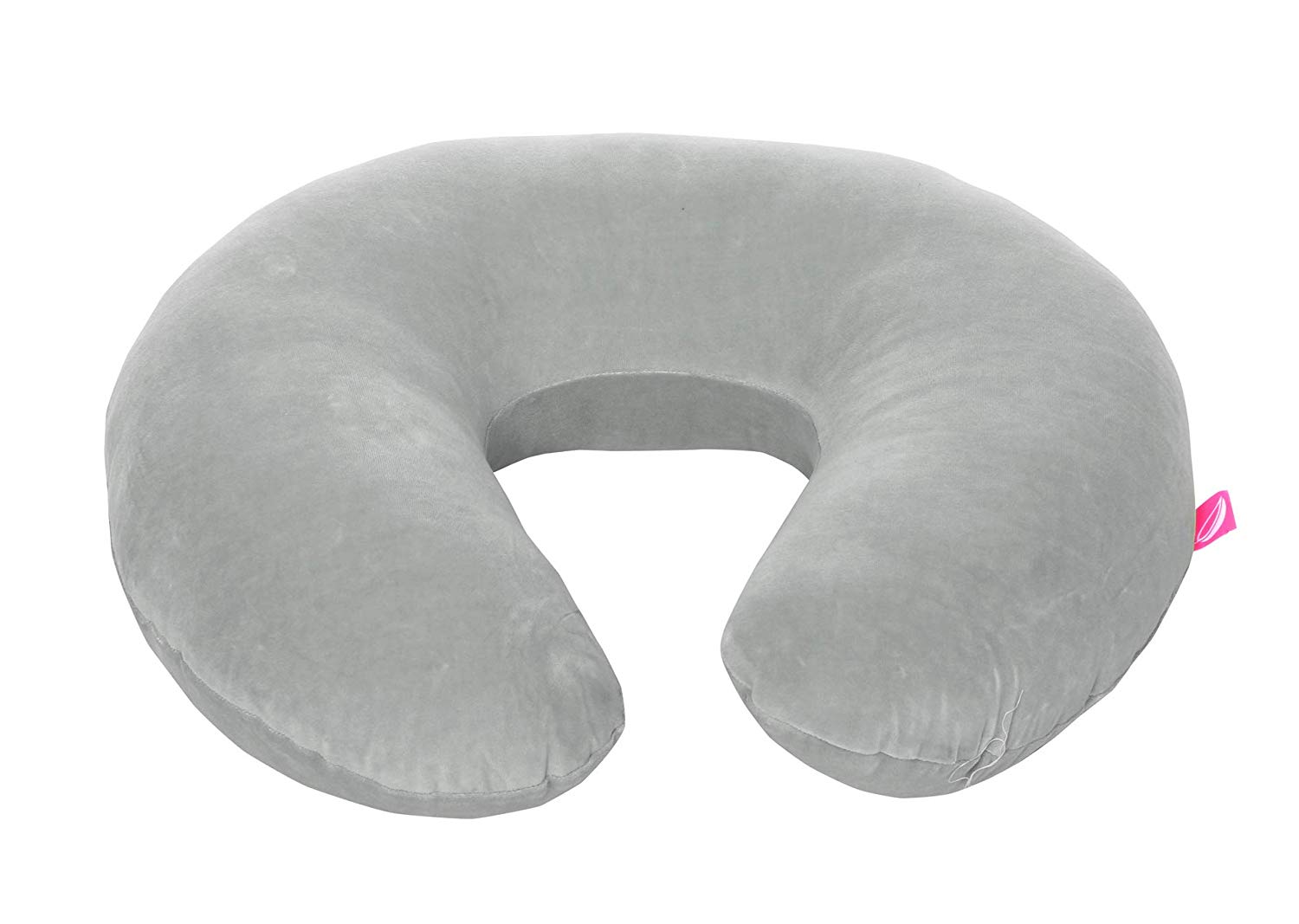 Motherhood Nursing Pillow Premium Cotton Velour Öko-Tex Standard 100 Light Grey 2019