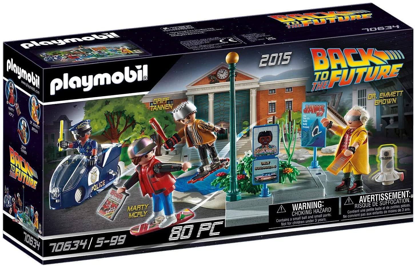 PLAYMOBIL Back to the Future 70634 Part II Hoverboard Chase, for Ages 5 and