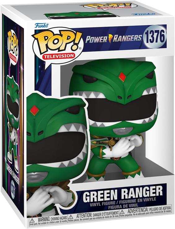Funko Pop! TV: Mighty Morphin Power Rangers 30th - Green Ranger - Power Rangers TV - Vinyl Collectible Figure - Gift Idea - Official Merchandise - Toys For Children and Adults - TV Fans