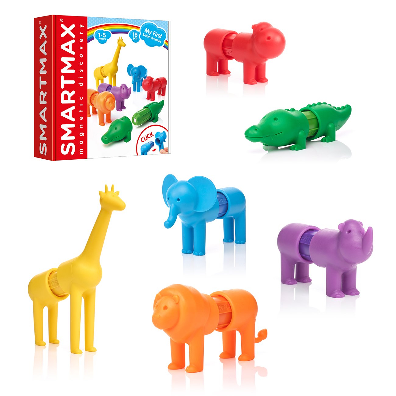 Smart Games 249856 My First Safari Animals 18 Pieces
