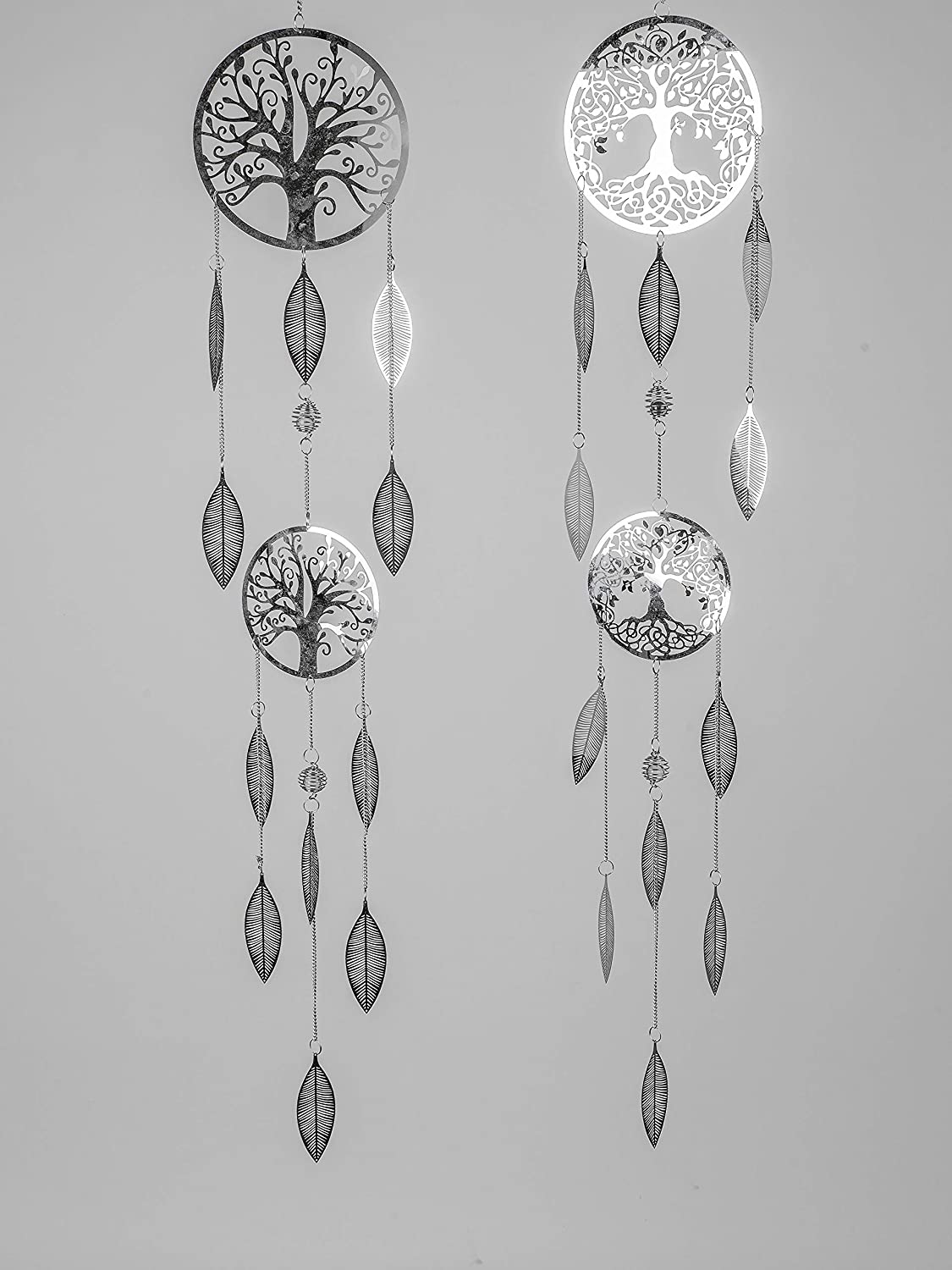 Formano Set of 2 Hanging Garlands Life Tree L. 120 cm F20 stainless steel