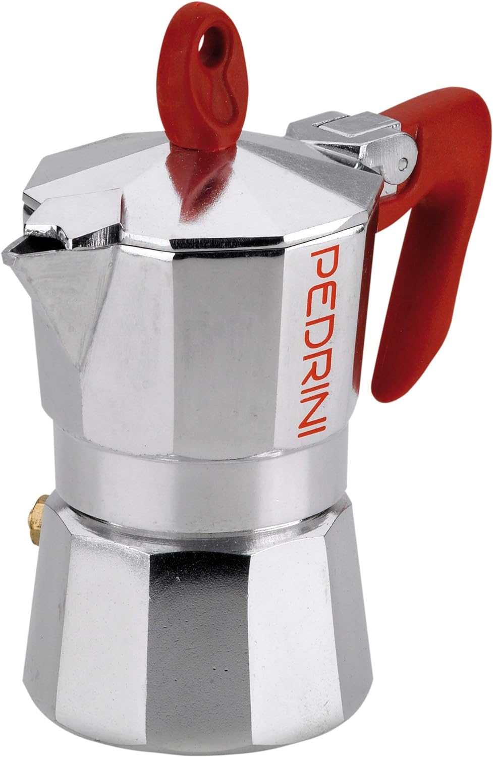 Pedrini Kaffettiera 9081 Espresso Maker 2 Tazze Red