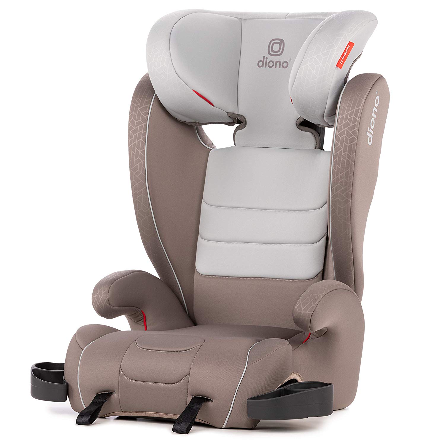Diono Monterey XT Fixed Extendable High Back Seat Group 2/3 (15-36 kg and up to 160 cm height), 4-12 Years, Oyster Grey
