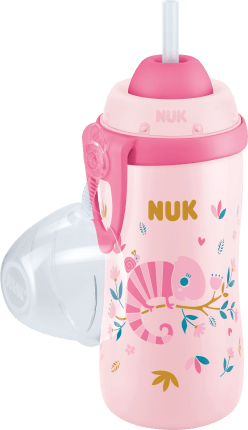 NUK Flexi Cup Color Change, pink, from 12 months, 300 ml, 1 pc