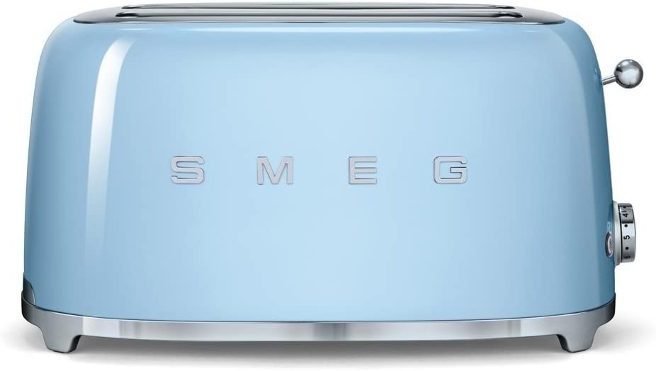 SMEG Toaster 4 Slices TSF02 light blue/lacquered/6 roasting stages/39,4x20,8x21,5cm