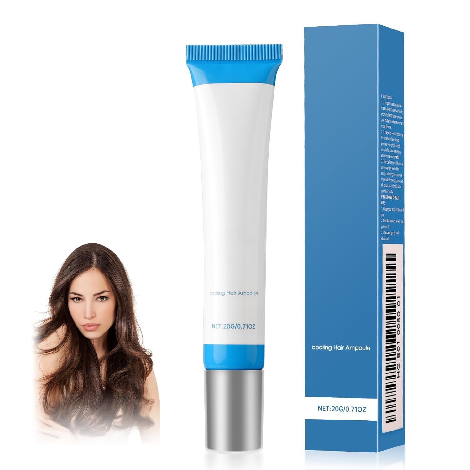 Scalphy Hair Serum for Hair Growth, 20 ml Scalphy Cooling Hair Serum, Essences Ball Keep Clean and Non Greasy Cooling Formula for Hair Regrowth