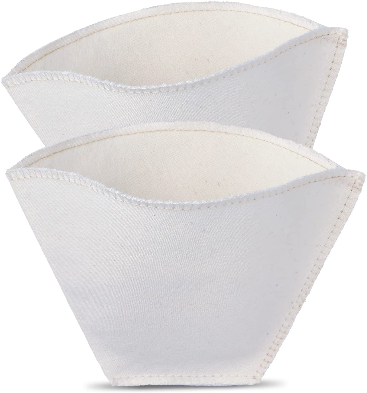 WUNDERBUY Handmade Reusable Economic Cotton Coffee Filter for Filter Coffee Machine a