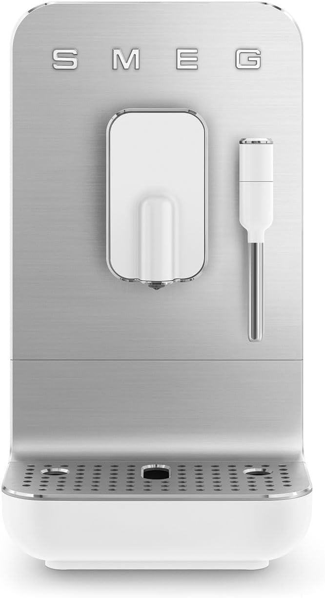SMEG BCC12WHMEU Fully automatic coffee machine with steam function white
