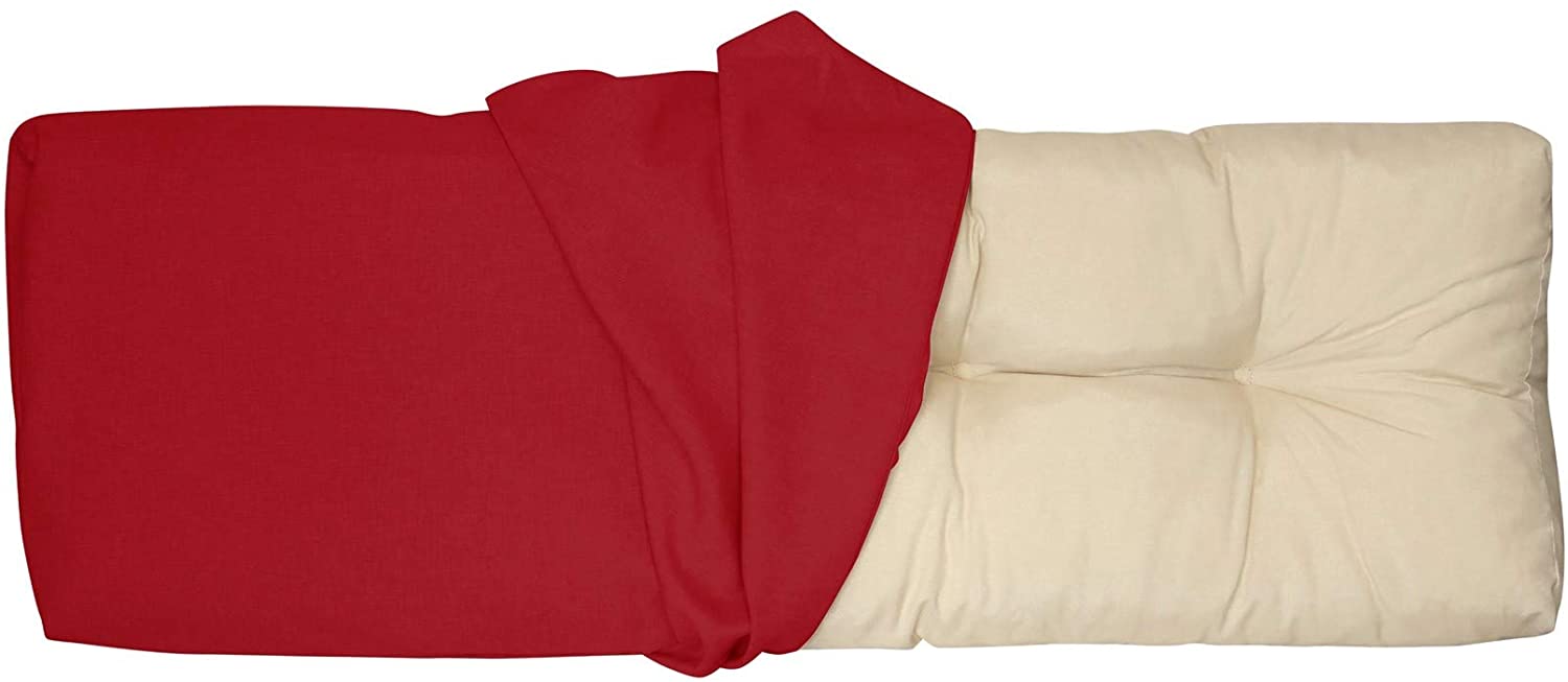 Lileno Home Pallet Cushion Cover, Red 2