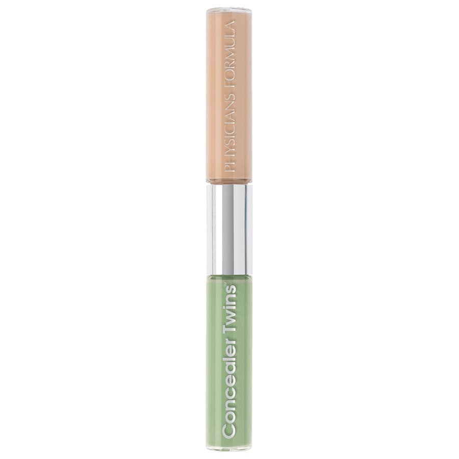 Physicians Formula Concealer Twins 2-in-1 Correct & Cover Cream, Green/Light