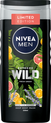 NIVEA MEN Shower gel Extreme Wild Fresh Green, 250 ml