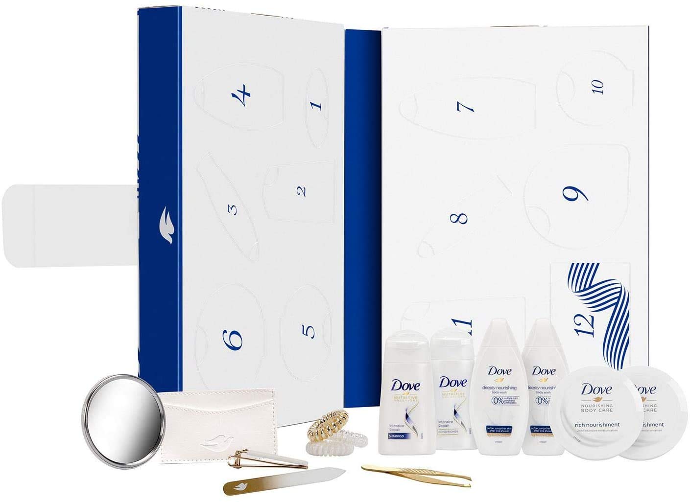 Dove Nourishing Secrets Amazon Exclusive Advent Calendar 2020, Festive Christmas Countdown Gift Set, Body and Skin Care Set for Her, Eco-Friendly Packaging