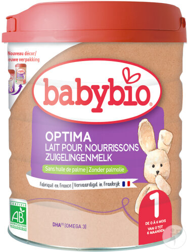 Babybio Optima 1 infant milk 0-6 months can 800g